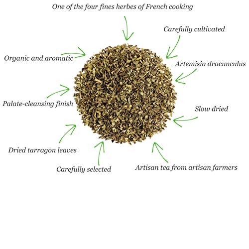 Tarragon Leaf Organic Culinary Herb - Dried Taragon Spice 100G