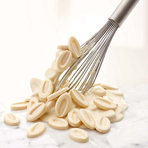 Valrhona Premium French Baking Creamy White Chocolate Discs Fev...