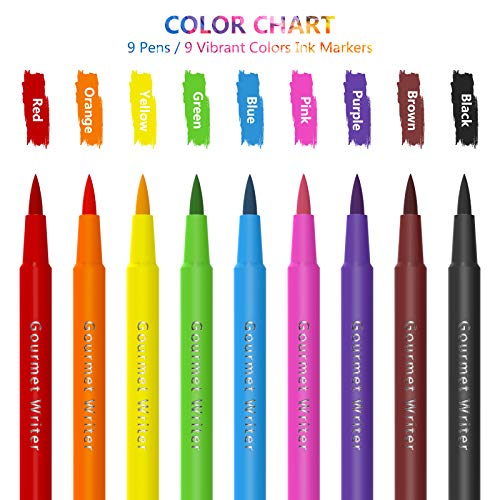 Food Coloring Marker Pens Valuetalks 9Pcs Edible Markers Food Gr