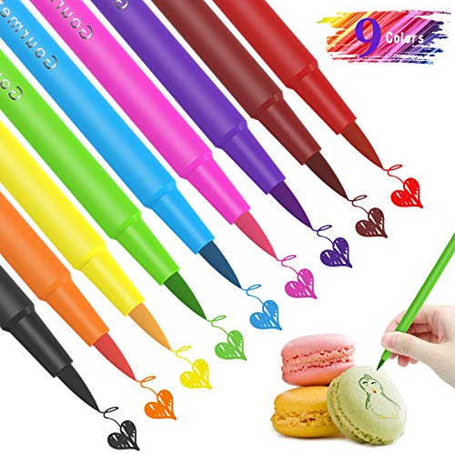 Food Coloring Marker Pens Valuetalks 9Pcs Edible Markers Food Gr