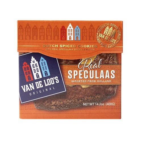 Van De Loo’S Speculaas Spiced Dutch Cookie Box Of 5 Cookies | Ak