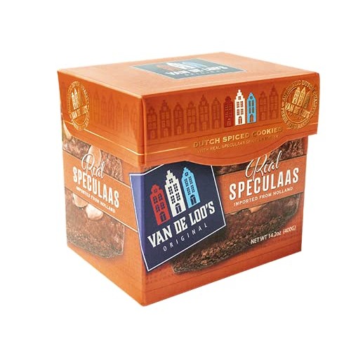 Van De Loo’S Speculaas Spiced Dutch Cookie Box Of 5 Cookies | Ak