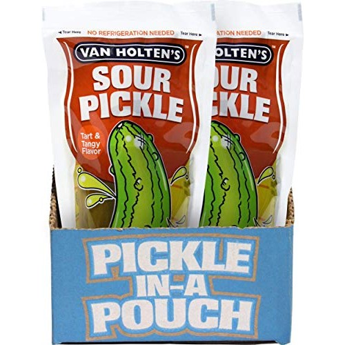Van Holtens - Pickle-In-A-Pouch Jumbo Sour Pickles - 12 Pack