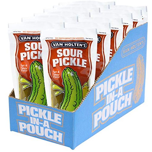Van Holtens - Pickle-In-A-Pouch Jumbo Sour Pickles - 12 Pack