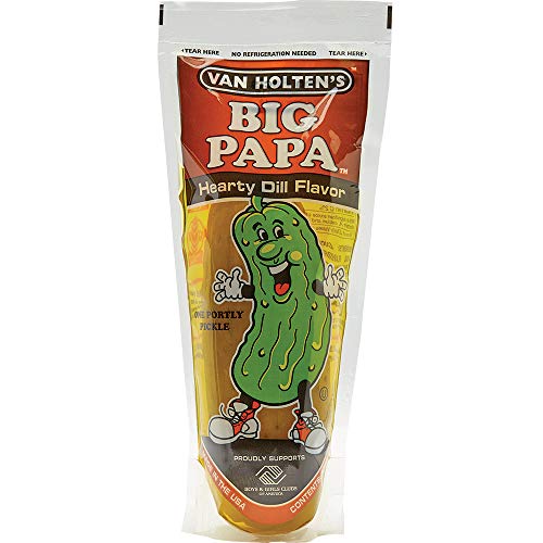 Van Holtens ,Big Papa Pickle, Dill Flavor, 1-Count Pack Of12
