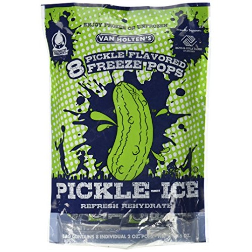 Van Holtens - Pickle Ice Freeze Pops - 8 Pack