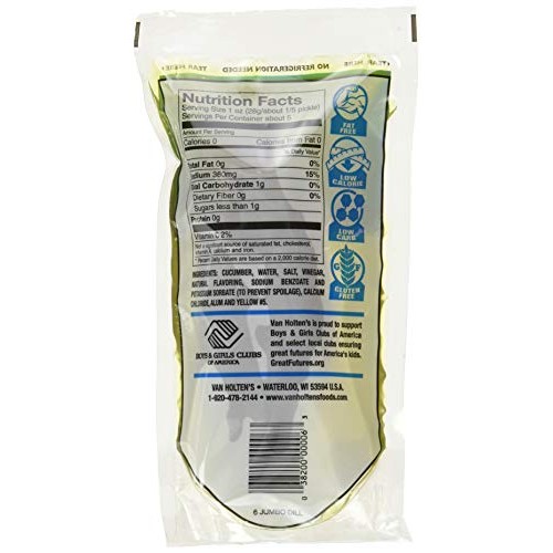 Van Holtens - Pickle-In-A-Pouch Jumbo Dill Pickles - 12 Pack