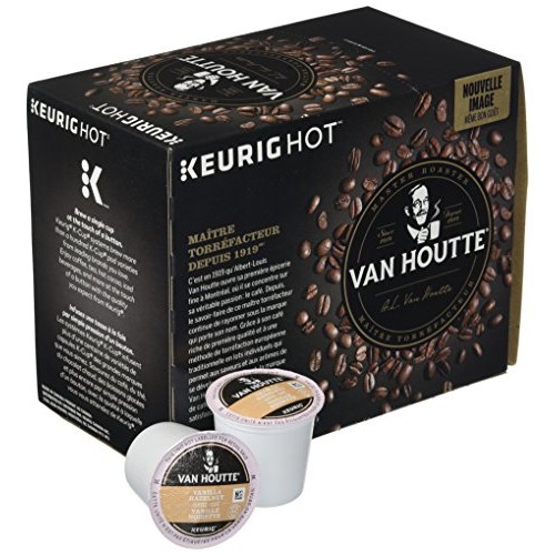 48 Count - Van Houtte Vanilla Hazelnut Flavored Coffee K Cup For