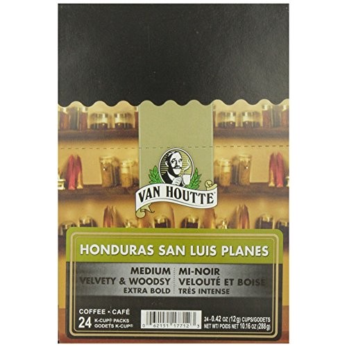 Van Houtte Cafe Honduras Medium Roast, Extra Bold Coffee, 24-Cou