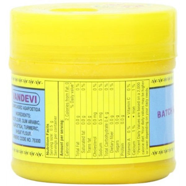 Vandevi Hing Compounded Asafoetida, 1.76-Ounce Units Pack Of 10
