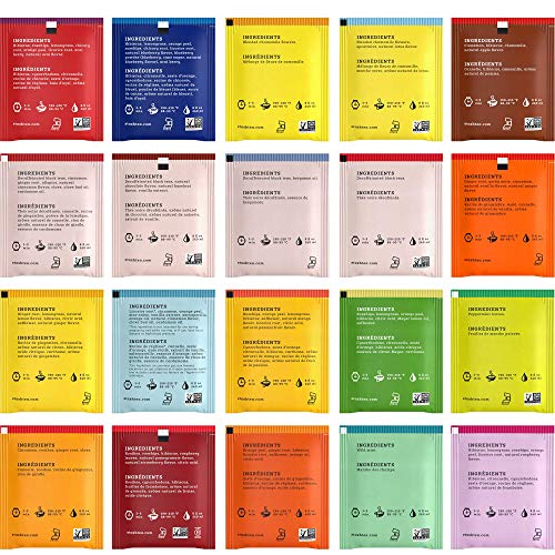 Stash Tea Herbal Decaf Sampler Gift Box Variety Pack 40 Count 20