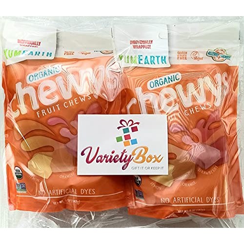YumEarth Organic Chewys - Allergy Friendly, Non GMO, Gluten Free...