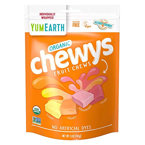 YumEarth Organic Chewys - Allergy Friendly, Non GMO, Gluten Free...