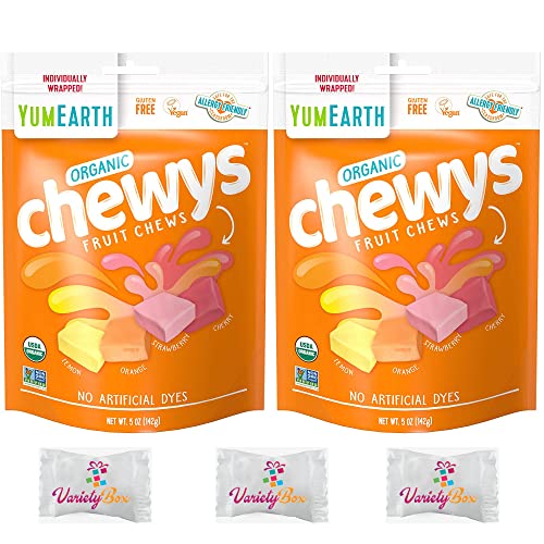 YumEarth Organic Chewys - Allergy Friendly, Non GMO, Gluten Free...