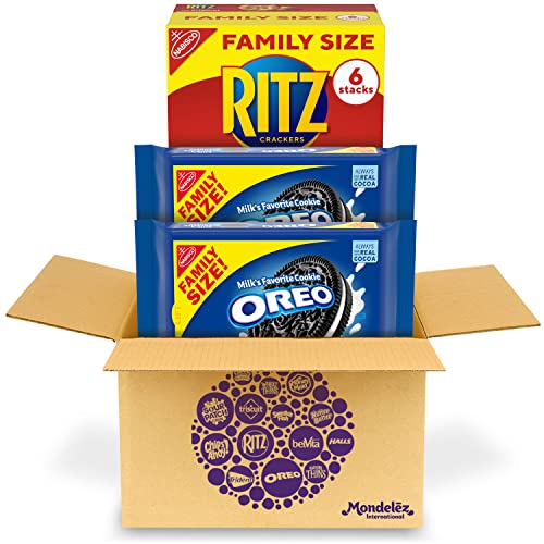 Oreo Cookies &Amp; Ritz Crackers Variety Pack, Family Size, 3 Packs