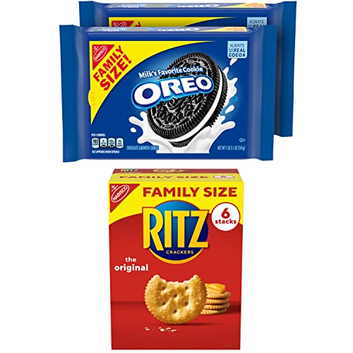 Oreo Cookies &Amp; Ritz Crackers Variety Pack, Family Size, 3 Packs