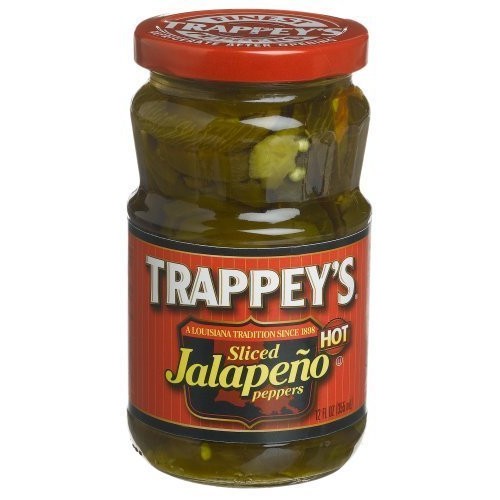 Trappeys Sliced Jalapeno Peppers, 12 oz Pack of 2