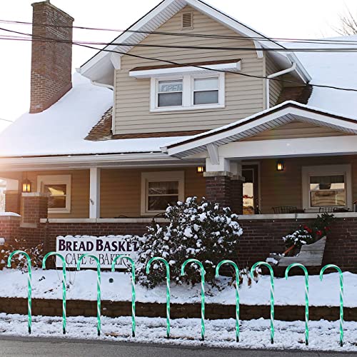 26 Candy Cane Lights Christmas Decorations - 10 Pack Pathway Ma...