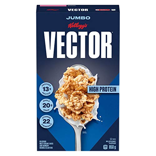 Kelloggs Vector Meal Replacement Cereal, Jumbo Size, 850G/30Oz