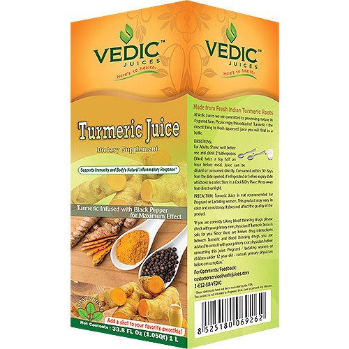 Turmeric Juice Curcumin with Black Pepper Extract in Juice form