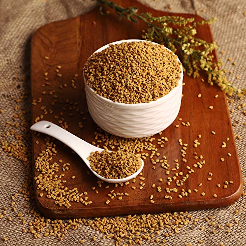 Veedint Fenugreek Seed Whole, 1.1 Pound Pack, Methi Seed, Vegan,