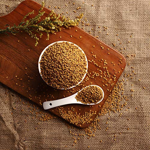 Veedint Fenugreek Seed Whole, 1.1 Pound Pack, Methi Seed, Vegan,