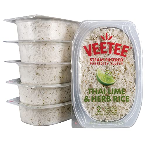 Veetee Thai Lime And Herb - 2 Minute Rice Microwavable Meals - I