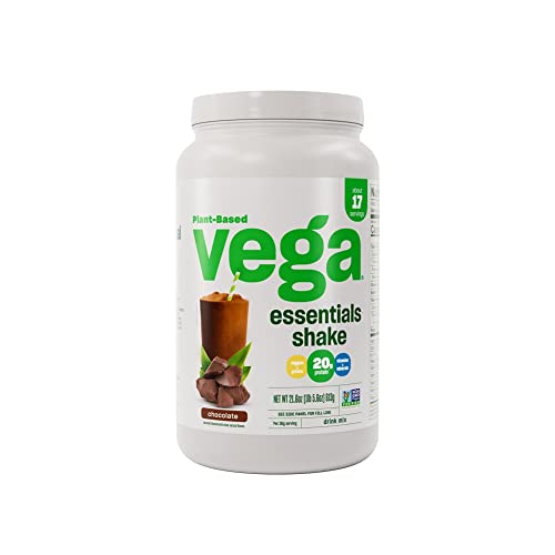 Vega Essentials Vegan Protein Powder Chocolate 17 Servings - S... Vega Essentials Vegan Protein Powder Chocolate 17 Servings - S...