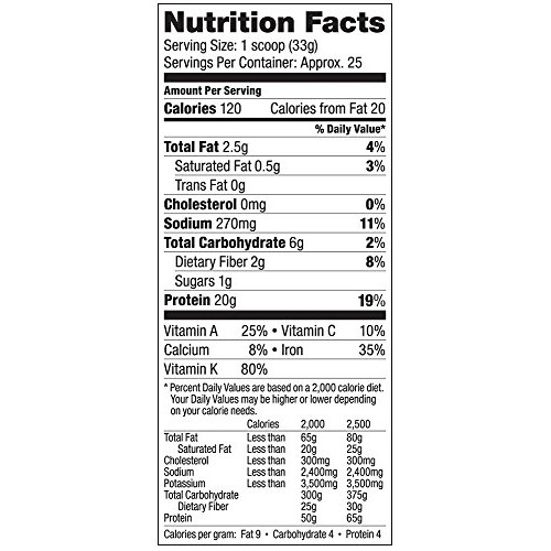 Vega Protein &Amp; Greens Chocolate 25 Servings, 28.7 Ounce - Plan