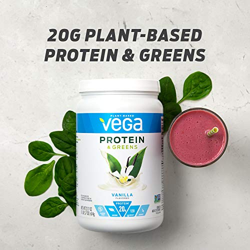 Vega Protein &Amp; Greens Chocolate 25 Servings, 28.7 Ounce - Plan