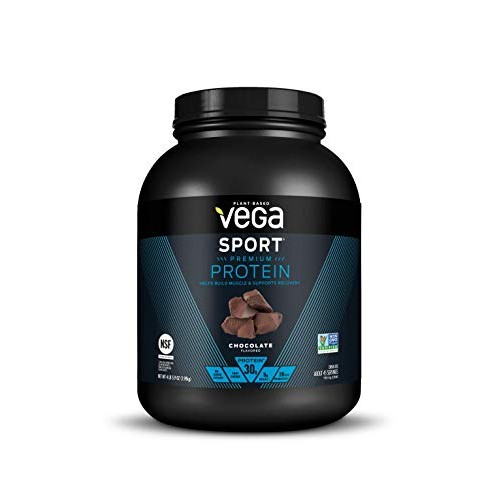 Vega Sport Premium Protein Powder, Chocolate, Plant Based Protei