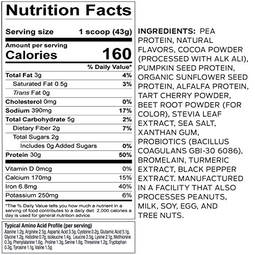 Vega Sport Premium Protein Powder, Mocha, Plant Based Protein Po