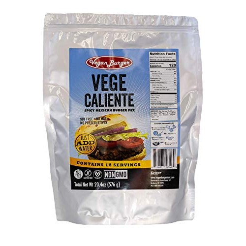 Vegan Burger 18 Serving Bag: Vege Caliente Mix - Long Term Sto