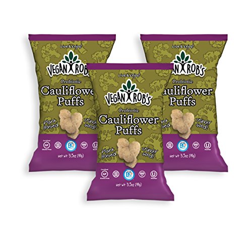 Vegan Robs Plant Based Probiotic Cauliflower Puffs Certified Gl