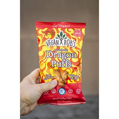 Vegan Robs Puffs, Probiotic Dragon, 21 Oz