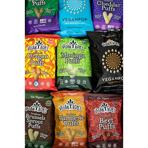 Vegan Robs Puffs, Probiotic Dragon, 21 Oz