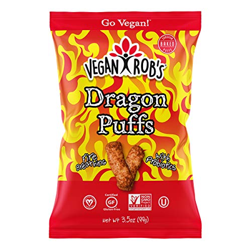 Vegan Robs Puffs, Probiotic Dragon, 21 Oz