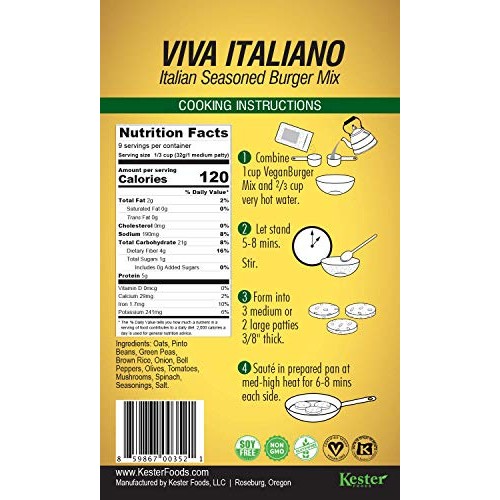 Vegan Burger 4-Pack - Veggie Six, B.B. &Amp; Ohh!, Vege Caliente, &Amp;