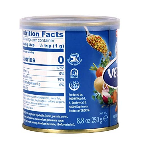 Podravka Vegeta Gourmet All Purpose Seasoning Mix Mix, Can 8.8 O