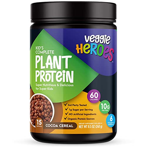 Veggie Heroes Kids Complete Plant Protein Powder - Healthy Orga