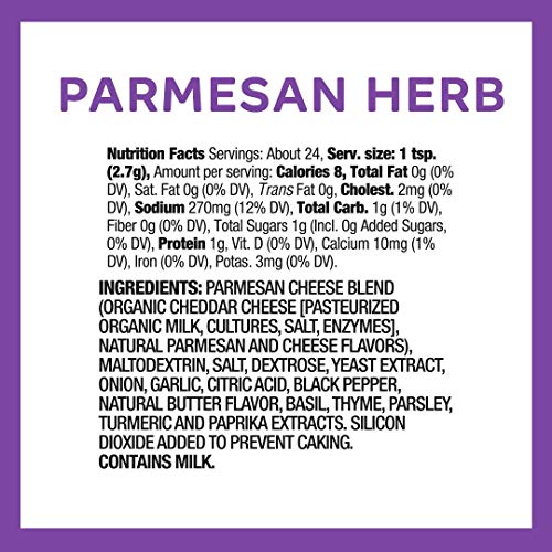 Veggie Seasons Parmesan Herb Vegetable Seasoning Blend, Parmesa