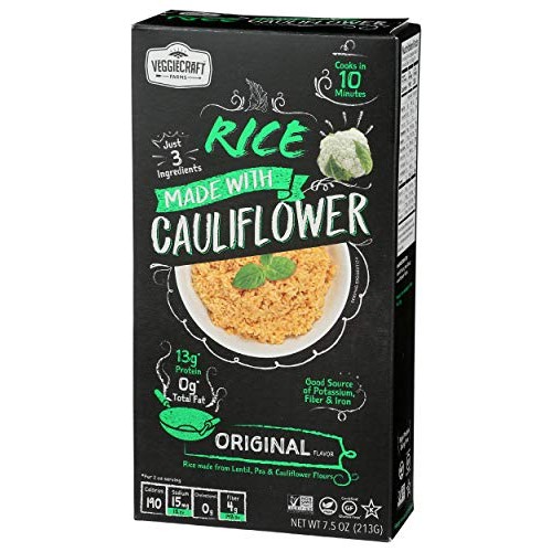 Veggiecraft Farms, Cauliflower Rice Original, 7.5 Ounce