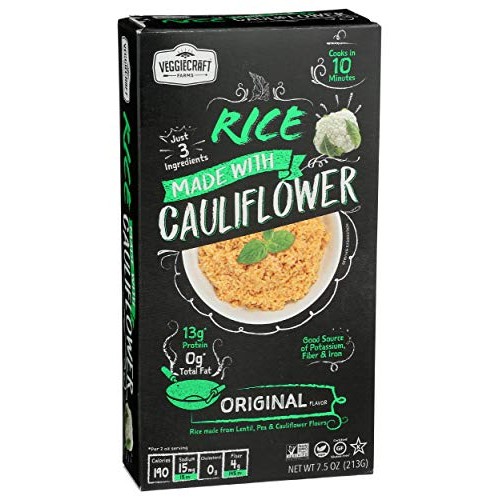Veggiecraft Farms, Cauliflower Rice Original, 7.5 Ounce