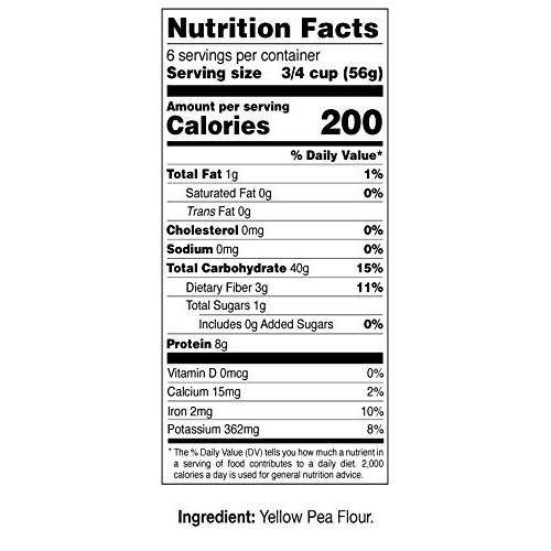 Veggipasta Rotini, 12 Oz Pack Of 12 - Pea Pasta - Gluten Free