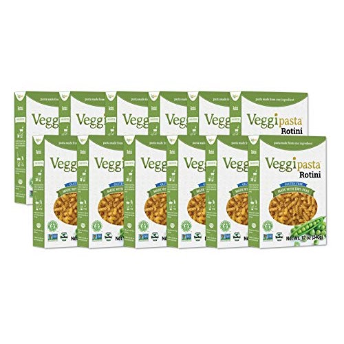 Veggipasta Rotini, 12 Oz Pack Of 12 - Pea Pasta - Gluten Free