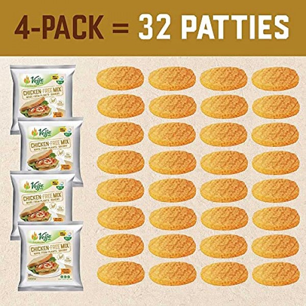 Vejje Meat-Free Mixes CHICKEN-FREE MIX 2-Pack Makes 5 Pounds