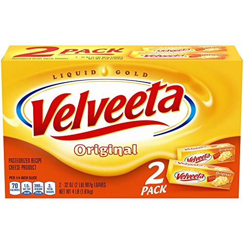 Velveeta Cheese 32 Oz. - 2 Boxes Total 4 Pounds Melts Better By