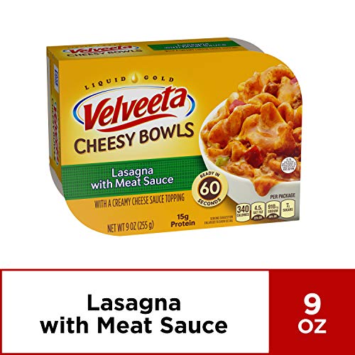Velveeta Cheesy Bowls Lasagna With Meat Sauce 9 Oz Box