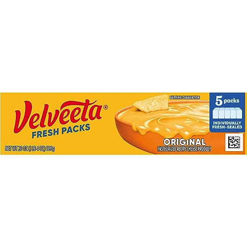 Velveeta Fresh Packs Original Cheese, 5 ct Blocks