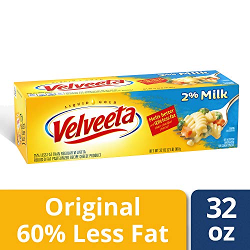 Velveeta Made With 2% Milk Cheese, 32 Oz Box Pack Of 3